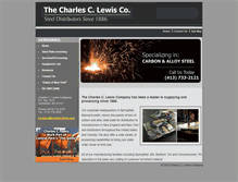 Tablet Screenshot of charlesclewis.com